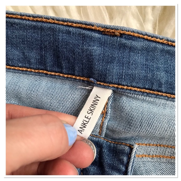 Rag & Bone Ankle Skinny Fit Jeans Mid Rise Blue Denim Size 26 - Picture 11 of 12
